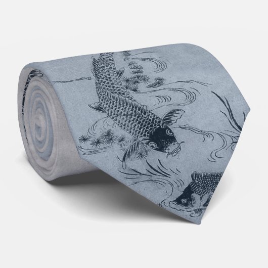 Koi Fish Stropdas (Opgerold)