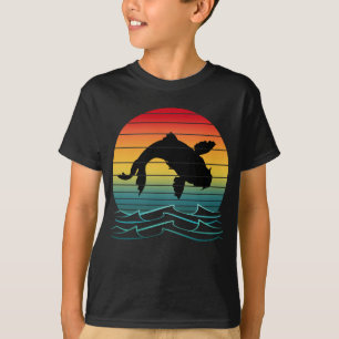  Koi Fish Sunset Scenery T-shirt