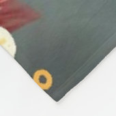 "Koi Fish Swimming Free" Fleece Deken (Hoek)