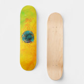 Koi Fish SWIMMING IN PEACE Persoonlijk Skateboard (Voorkant)