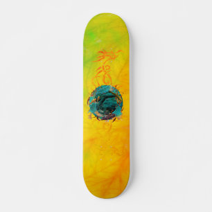 Koi Fish SWIMMING IN PEACE Persoonlijk Skateboard
