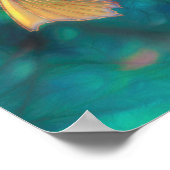 Koi Fish "SWIMMING IN PEACE" Poster (Hoek)
