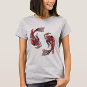 Koi Fish Swirly T-shirt (Voorkant)