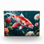 Koi Fish Taiji Japanse Kunst Koi Vis Schilderen Fotoblokken (Voorkant)