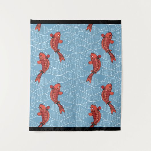 KOI FISH Tapestry Wandkleed (Voorkant)