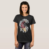 Koi Fish Tattoo Art T-shirt (Voorkant volledig)