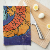 Koi Fish Theedoek (Quarter Fold)