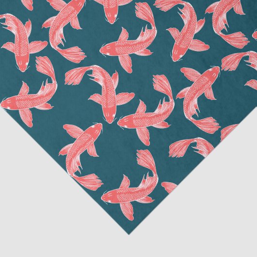 Koi Fish Tissue Paper Tissuepapier (Detail)