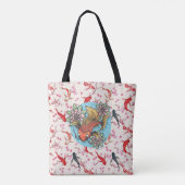 Koi Fish Tote Bag (Achterkant)