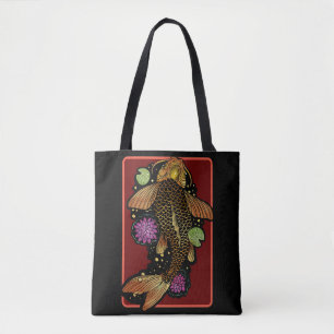 Koi Fish Tote Bag