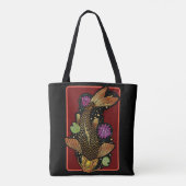 Koi Fish Tote Bag (Achterkant)