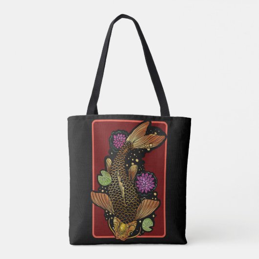 Koi Fish Tote Bag (Achterkant)