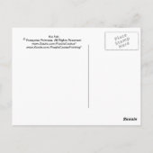 Koi fish v.1 briefkaart (Achterkant)