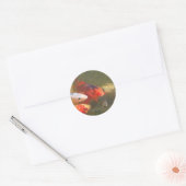 Koi Fish v.1 Ronde Sticker (Envelop)