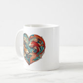 Koi Fish Valentijn Koffiemok (Voorkant links)