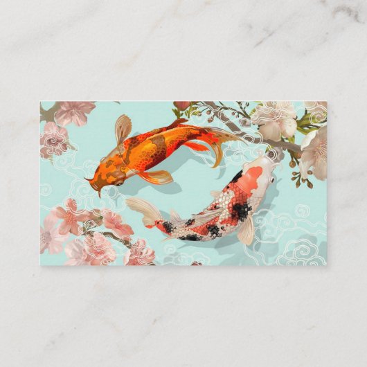 Koi Fish Visitekaartje (Achterkant)