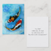Koi Fish Visitekaartje (Voorkant / Achterkant)