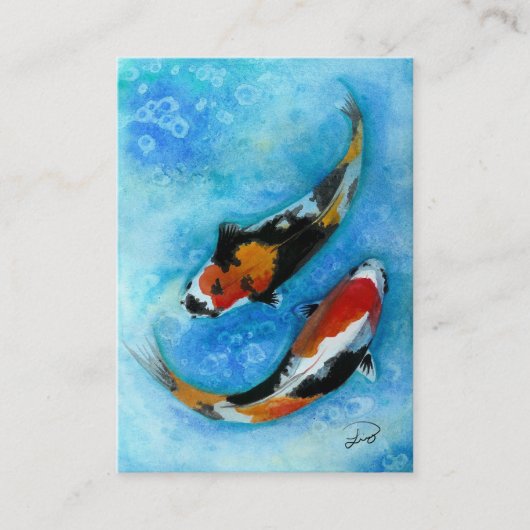 Koi Fish Visitekaartje (Voorkant)