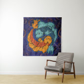 Koi Fish Wandkleed (In situ)