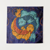 Koi Fish Wandkleed (Voorkant)