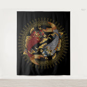 Koi Fish Wandkleed (Voorkant)