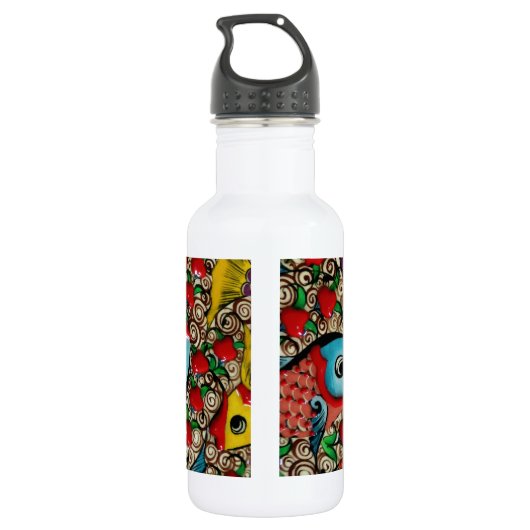 Koi Fish Waterfles (Achterkant)