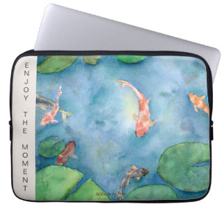 Koi Fish-Waterverf Laptop Sleeve