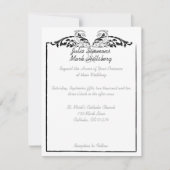 Koi Fish Wedding Invitations Kaart (Voorkant)
