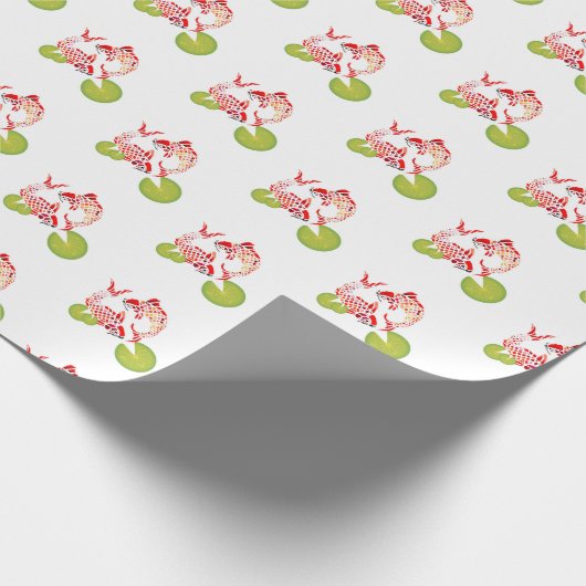 Koi Fish Wrapping Paper Cadeaupapier (Hoek)