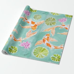 Koi Fish Wrapping Paper Cadeaupapier