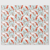 Koi Fish Wrapping Paper Cadeaupapier (Vlak)