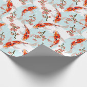 Koi Fish Wrapping Paper Cadeaupapier (Hoek)
