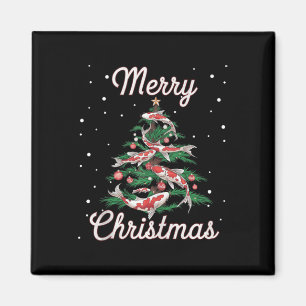 Koi Fish Xmas Tree Koi Carp Kerstboom Magneet