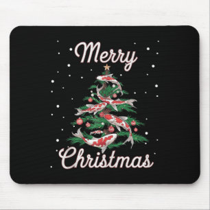 Koi Fish Xmas Tree Koi Carp Kerstboom Muismat