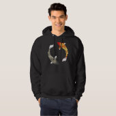 Koi Fish Yin Yang Hoodie (Voorkant volledig)