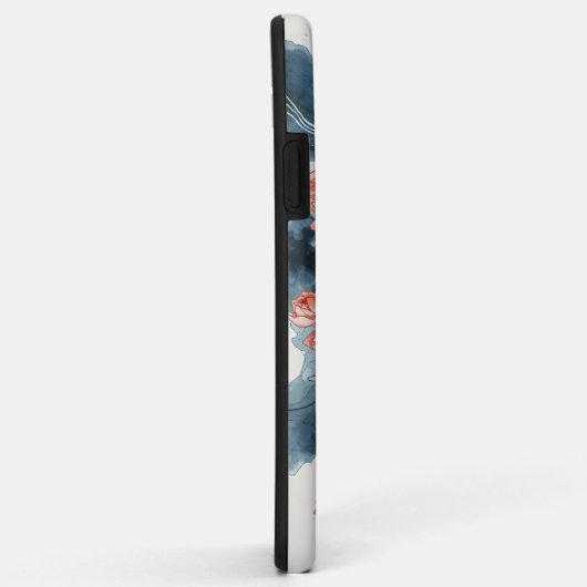 Koi Fish Yin Yang Lotus Art Case-Mate iPhone Case (Achterkant/rechts)