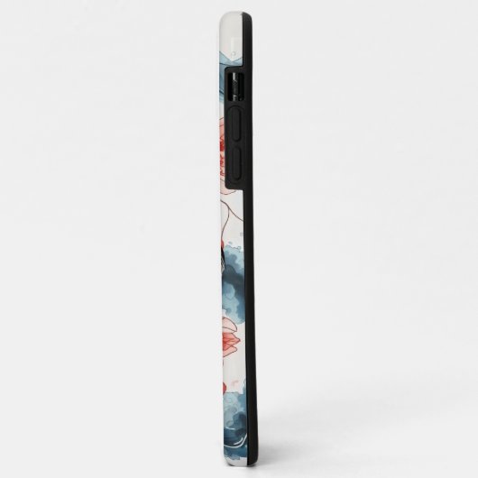 Koi Fish Yin Yang Lotus Art Case-Mate iPhone Case (Achterkant/links)