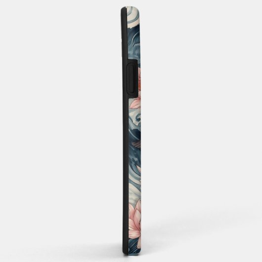 Koi Fish Yin Yang Lotus Art Case-Mate iPhone Case (Achterkant/rechts)