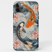 Koi Fish Yin Yang Lotus Art Case-Mate iPhone Case (Achterkant)