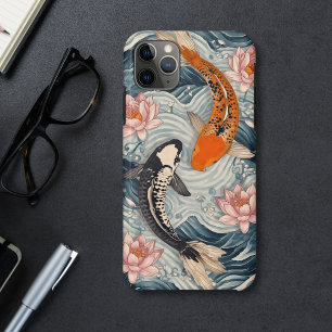 Koi Fish Yin Yang Lotus Art Case-Mate iPhone Case