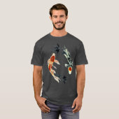 koi fish yin yang with bamboo t - shirts Premium (Voorkant volledig)