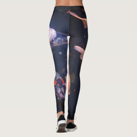 Koi Fish Yoga-Leggings Leggings (Achterkant)