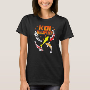 Koi fluisteraar Japan Koi vis Karper Tuin Vijver V T-shirt