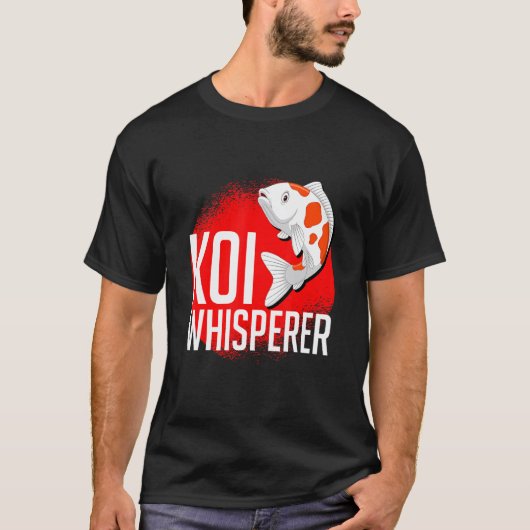 Koi fluisteraar visvijver 1 t-shirt (Voorkant)