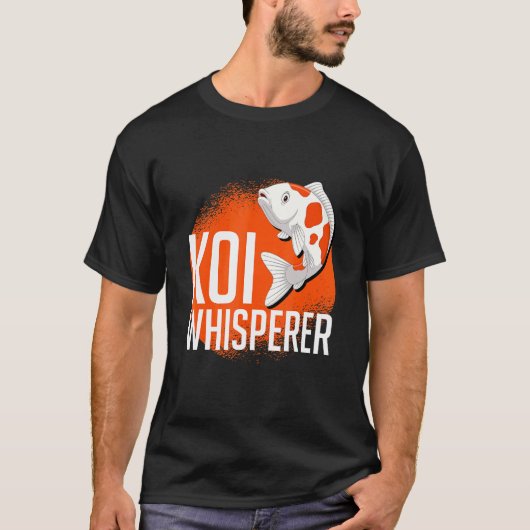 Koi fluisteraar visvijver t-shirt (Voorkant)