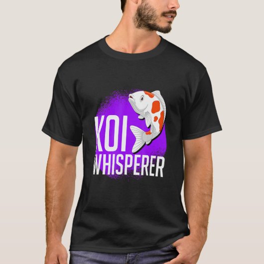 Koi fluisteraar visvijver t-shirt (Voorkant)