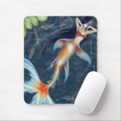 Koi Geisha Mermaid Mousepad Muismat (Met muis)