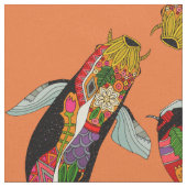 koi ginger stof (Close Up)