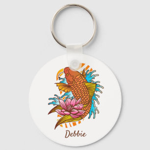 Koi Goudvis Huis Decoratie Sleutelhanger Aziatisch