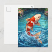 KOI GRAPICK DESIGN BRIEFKAART (Voorkant / Achterkant)